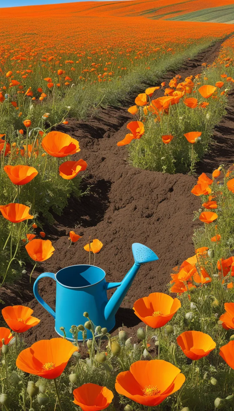 Planting California Poppy