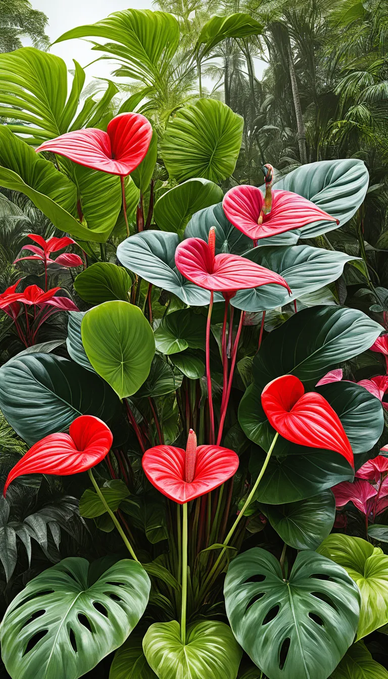 What are the Flamingo Flower Varieties?