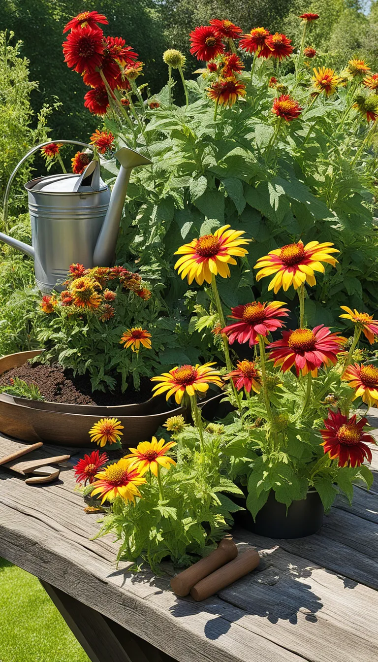 Planting Gaillardia