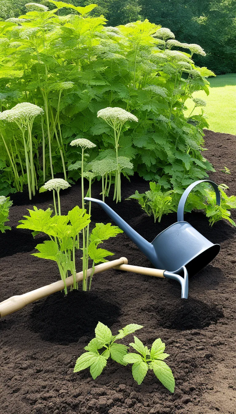 Planting Garden Angelica