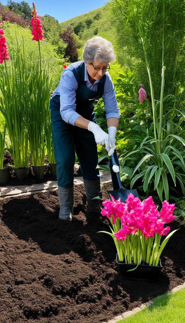 Planting Gladiolus