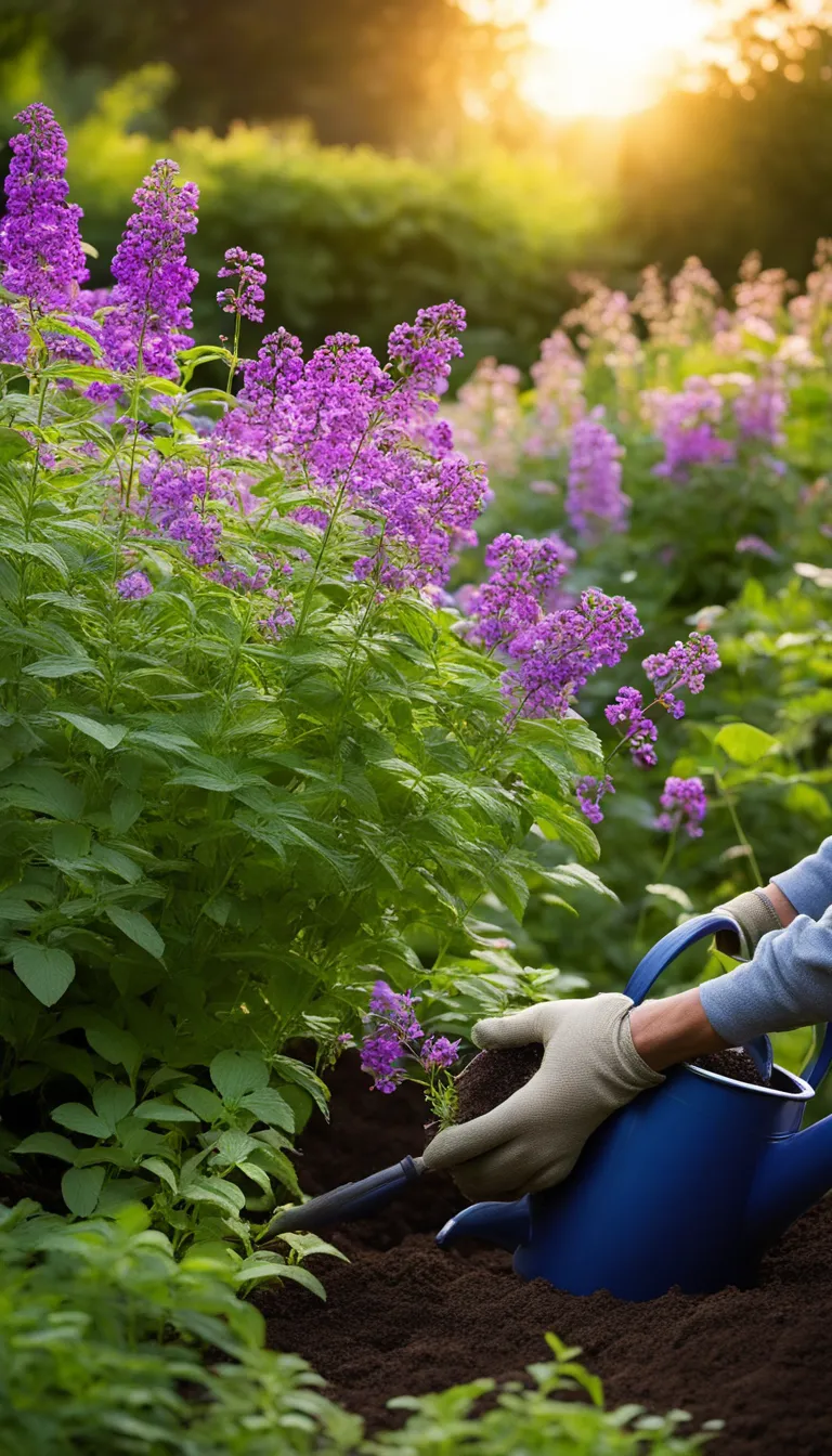 Planting Hesperis